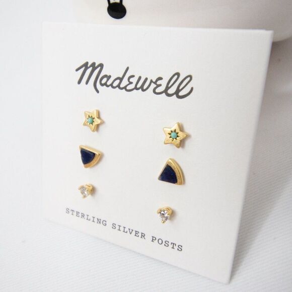 Madewell earings KEEPSAKE STUD PACK‎ - Picture 5 of 10